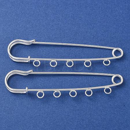 Iron Safety Pins Brooch Findings RN-CBAB9AC-03S-1