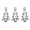 Tibetan Style Alloy Pendants X-TIBE-N010-30AS-RS-1