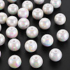 Opaque Acrylic Beads MACR-S370-14mm-01-1