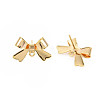Brass Stud Earring Findings X-KK-S360-174-4