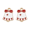 Christmas Alloy Enamel Pendants FIND-I067-02KCG-03-1