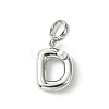 Rack Plating Brass with ABS Plastic Pearl European Dangle Charms KK-G501-02D-P-1