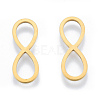 201 Stainless Steel Connector Charms STAS-N090-T18-2-1