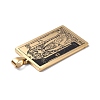 201 Stainless Steel Pendant STAS-B033-01G-02-3