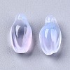 Transparent Spray Painted Glass Beads GLAA-N035-013-C01-3