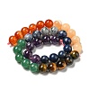 Chakra Natural Mixed Gemstone Beads Strands G-NH0002-E01-02-3