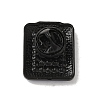 Black Alloy Brooches JEWB-S014-02D-2