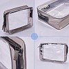 3Pcs 3 Style Portable Plastic Laser Transparent Cosmetic Storage Bags ABAG-SZC0007-07-4