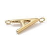 304 Stainless Steel Letter Connector Charms STAS-M108-01G-01-2
