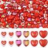 240Pcs 6 Styles Opaque Acrylic Beads SACR-FS0001-41-1