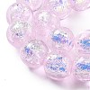 Handmade Foil Lampwork Beads Strands FOIL-K003-06B-17-3