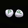 Opaque White Acrylic Beads MACR-Q242-004-2
