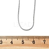 Non-Tarnish 304 Stainless Steel Snake Chains Necklaces X-STAS-F094-24P-2