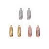 Brass Micro Pave Cubic Zirconia Enhancer Shortener Pendant Bails ZIRC-P007-03-NR-3