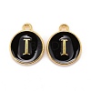 Golden Plated Alloy Charms X-ENAM-S118-02I-1