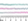 Transparent Painted Glass Beads Strands DGLA-A034-T2mm-A10-3