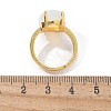 Hexagon Opalite Finger Rings RJEW-B113-02G-03-3