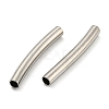 Non-Tarnish 304 Stainless Steel Tube Beads STAS-B047-27A-P-2