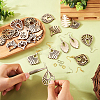  DIY Geometry Earring Making Kit DIY-TA0005-57-5