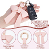 PU Leather Keychains KEYC-WH0029-129B-3