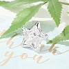 Anti-Tarnish 304 Stainless Steel Star Open Cuff Rings RJEW-M047-06P-4