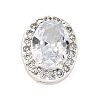 Brass Micro Pave Cubic Zirconia Beads KK-D408-11S-07A-1