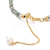 Natural Moonstone Bead Bracelets BJEW-E098-14G-3