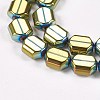 Electroplate Non-magnetic Synthetic Hematite Beads Strands G-P367-J-03-2