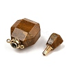 Natural Ocean Jasper Perfume Bottle Pendants G-P554-G02-2