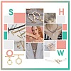 8Set 4 Style Brass Toggle Clasps KK-GA0001-16-5