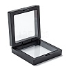 Square Transparent PE Thin Film Suspension Jewelry Display Box CON-D009-01B-03-3