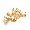 Ion Plating(IP) 304 Stainless Steel Pendants STAS-D165-14G-05-3