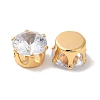 Brass Clear Cubic Zirconia Cabochons LS-STAS-M294-30A-2