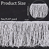 5M Sparkle Polyester Tassel Lace Trim OCOR-OC0001-38A-2