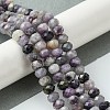 Natural Sugilite Beads Strands G-A092-G05-02-2