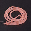 Baking Paint Transparent Glass Bead Strands GLAA-S031-4mm-28-2