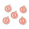 (Defective Closeout Sale Border damaged) Golden Plated Alloy Enamel Charms ENAM-XCP0001-20O-1