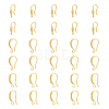 30Pcs 3 Style Rack Plating Brass Earring Hooks KK-DC0002-02-1