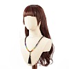 7 Chakra Buddhist Necklace NJEW-JN03895-03-3