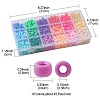 810Pcs 18 Style Opaque & Transparent Plastic Beads KY-YW0001-44-3