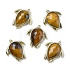 Natural Tiger Eye Pendants G-U019-02G-05-1