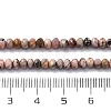 Natural Rhodonite Beads Strands G-G139-B17-01-5