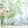 Waterproof PVC Colored Laser Stained Window Film Adhesive Stickers DIY-WH0256-033-7