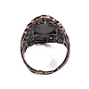 Synthetic Goldstone Retro Finger Rings RJEW-B067-02R-22-3