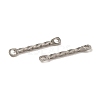 Non-Tarnish 304 Stainless Steel Connector Charms STAS-Q323-02C-P-2