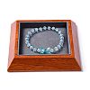 Square Wood Pesentation Jewelry Bracelets Display Tray ODIS-P008-18A-3