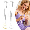 Aluminum Pendant Necklaces NJEW-NB00003-1