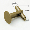 Brass Cuff Button KK-E106-AB-NF-2