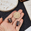 2Pcs Brass European Beads KK-DC0005-18B-3