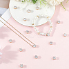 15Pcs Brass Clear Cubic Zirconia Multi-strand Links KK-BBC0019-93G-4